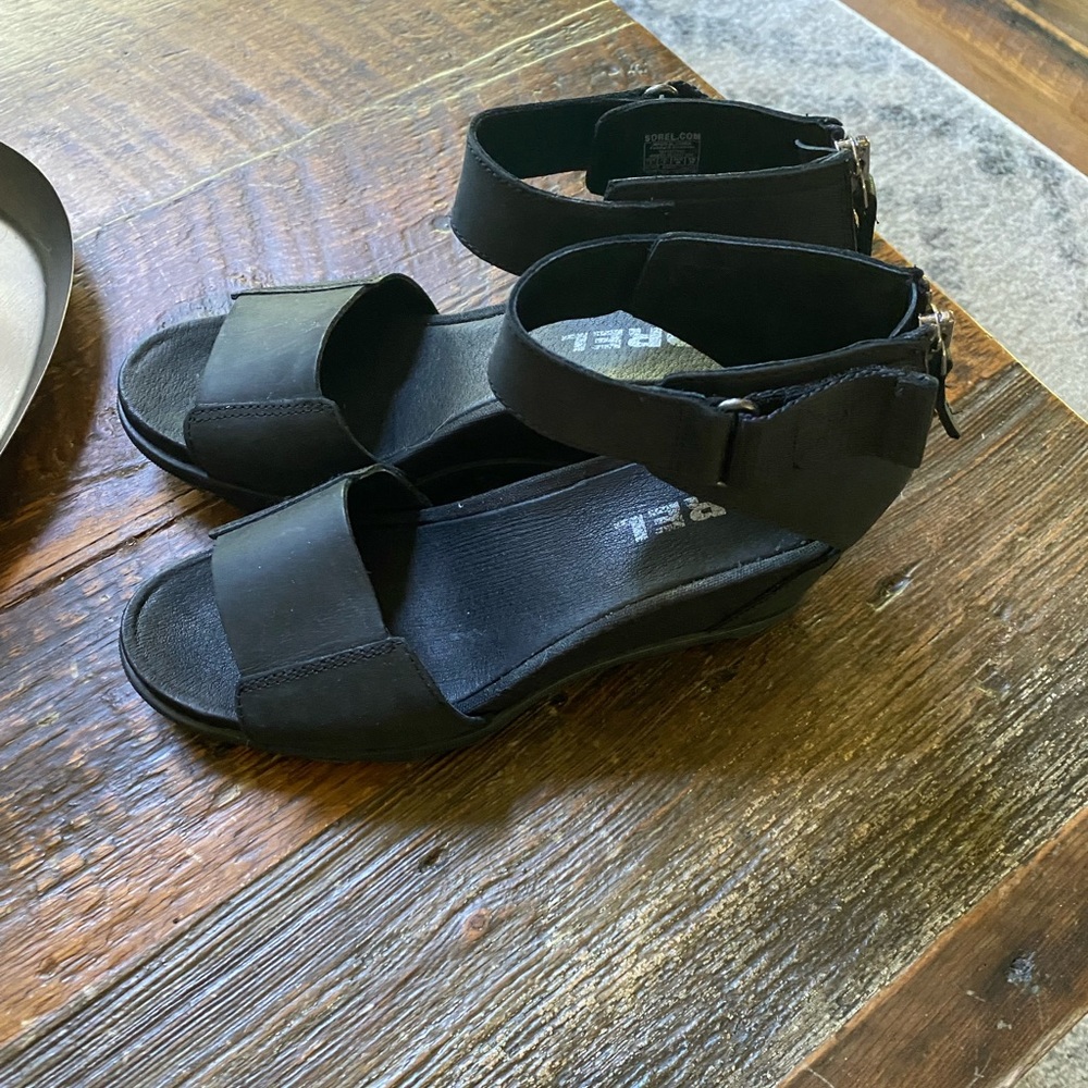 SOREL ❤️ Joanie II Ankle Strap Wedge EUC